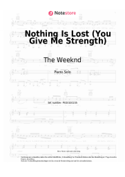 Noten, Akkorde The Weeknd - Nothing Is Lost (You Give Me Strength)