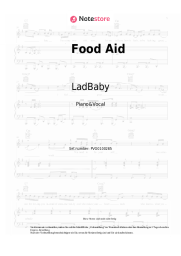 Noten, Akkorde LadBaby - Food Aid