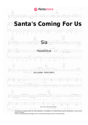 undefined Sia - Santa's Coming For Us