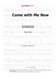 Noten, Akkorde KONGOS - Come with Me Now