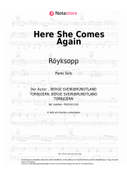 Noten, Akkorde Röyksopp - Here She Comes Again