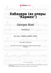 Noten, Akkorde Georges Bizet - Habanera (from the opera Carmen)