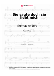 undefined Thomas Anders, Florian Silbereisen - Sie sagte doch sie liebt mich