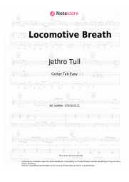 Noten, Akkorde Jethro Tull - Locomotive Breath