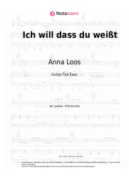 undefined Anna Loos - Ich will dass du weißt