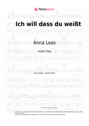 undefined Anna Loos - Ich will dass du weißt