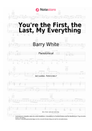 Noten, Akkorde Barry White - You're the First, the Last, My Everything