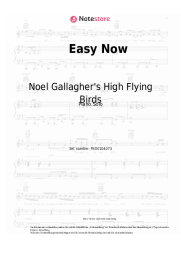 Noten, Akkorde Noel Gallagher's High Flying Birds - Easy Now