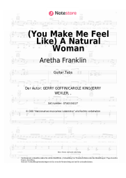 Noten, Akkorde Aretha Franklin - (You Make Me Feel Like) A Natural Woman