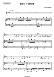 Noten, Akkorde Basic Element - Leave It Behind