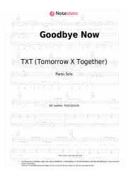 Noten, Akkorde TXT (Tomorrow X Together) - Goodbye Now