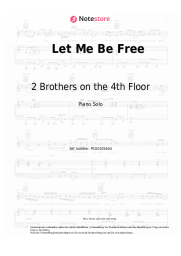 Noten, Akkorde 2 Brothers on the 4th Floor - Let Me Be Free