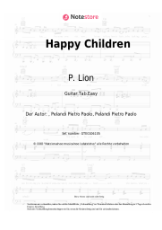 Noten, Akkorde P. Lion - Happy Children