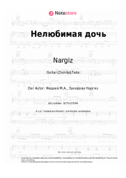 Noten, Akkorde Nargiz - Нелюбимая дочь