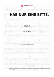 undefined Lune - HAB NUR EINE BITTE.