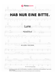 undefined Lune - HAB NUR EINE BITTE.