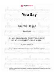 undefined Lauren Daigle - You Say