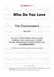 Noten, Akkorde The Chainsmokers, 5 Seconds of Summer - Who Do You Love