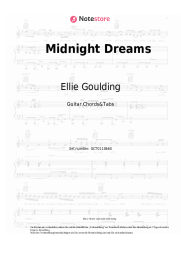 Noten, Akkorde Ellie Goulding - Midnight Dreams