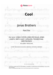 Noten, Akkorde Jonas Brothers - Cool