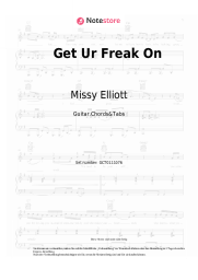 Noten, Akkorde Missy Elliott - Get Ur Freak On