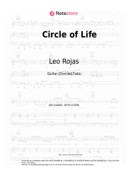 Noten, Akkorde Leo Rojas - Circle of Life