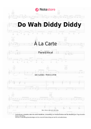 Noten, Akkorde À La Carte - Do Wah Diddy Diddy