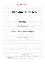 undefined Zodiac - Provincial Disco