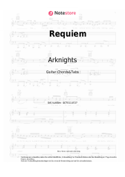 Noten, Akkorde Arknights EP - Requiem