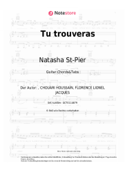 Noten, Akkorde Natasha St-Pier - Tu trouveras