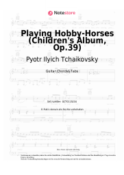 undefined Pyotr Ilyich Tchaikovsky - Playing Hobby-Horses (Children's Album, Op.39)
