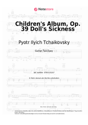 undefined Pyotr Ilyich Tchaikovsky - Children's Album, Op. 39 Doll's Sickness