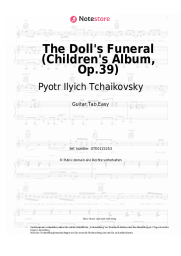 undefined Pyotr Ilyich Tchaikovsky - The Doll's Funeral (Children's Album, Op.39)