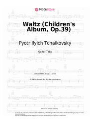 undefined Pyotr Ilyich Tchaikovsky - Waltz (Children's Album, Op.39)