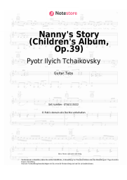 undefined Pyotr Ilyich Tchaikovsky - Nanny's Story (Children's Album, Op.39)