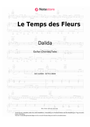 undefined Dalida - Le Temps des Fleurs