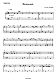Noten, Akkorde Dennie Christian - Rosamunde