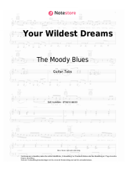 Noten, Akkorde The Moody Blues - Your Wildest Dreams