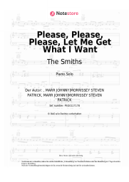 Noten, Akkorde The Smiths - Please, Please, Please, Let Me Get What I Want