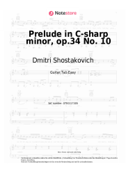 undefined Dmitri Shostakovich - Prelude in C-sharp minor, op.34 No. 10