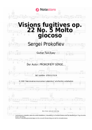 undefined Sergei Prokofiev - Visions fugitives op. 22 No. 5 Molto giocoso
