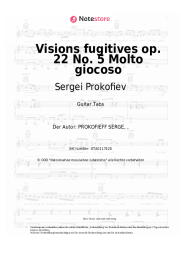 undefined Sergei Prokofiev - Visions fugitives op. 22 No. 5 Molto giocoso