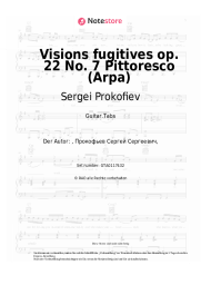 undefined Sergei Prokofiev - Visions fugitives op. 22 No. 7 Pittoresco (Arpa)