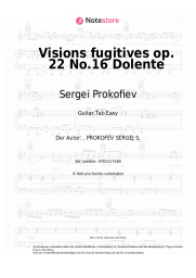 undefined Sergei Prokofiev - Visions fugitives op. 22 No.16 Dolente