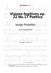 undefined Sergei Prokofiev - Visions fugitives op. 22 No.17 Poetico