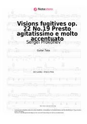 undefined Sergei Prokofiev - Visions fugitives op. 22 No.19 Presto agitatissimo e molto accentuato