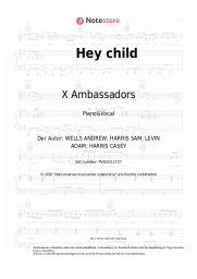 Noten, Akkorde X Ambassadors - Hey child