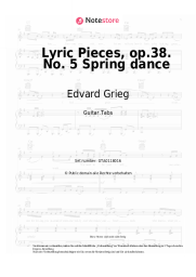 undefined Edvard Grieg - Lyric Pieces, op.38. No. 5 Spring dance