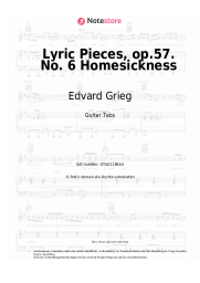 undefined Edvard Grieg - Lyric Pieces, op.57. No. 6 Homesickness