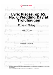 undefined Edvard Grieg - Lyric Pieces, op.65. No. 6 Wedding Day at Troldhaugen